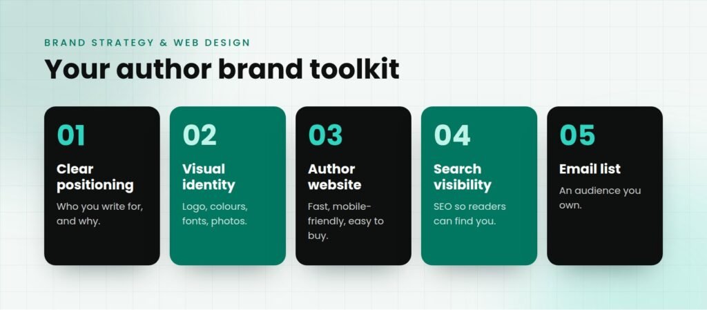 Your author brand toolkit – Brand Strategy & Web Design